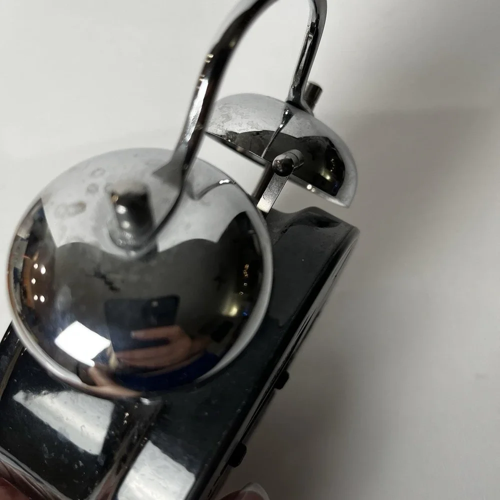 Vintage Disney Mickey Mouse Twin‎ Bell Alarm Clock Analog Retro Tested Working